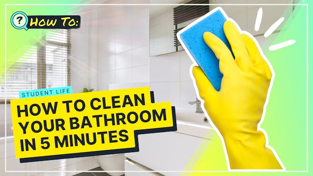 How To Clean Your Bathroom