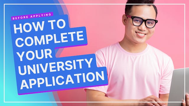 Completing Your University Application