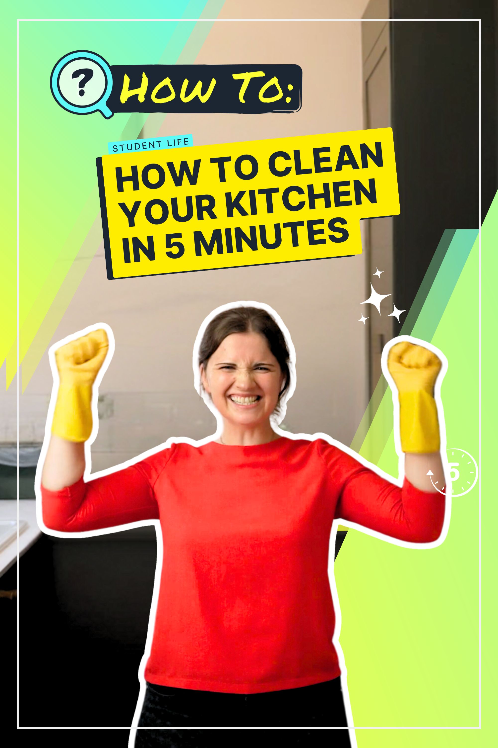How To Clean Your Kitchen In 5 Minutes