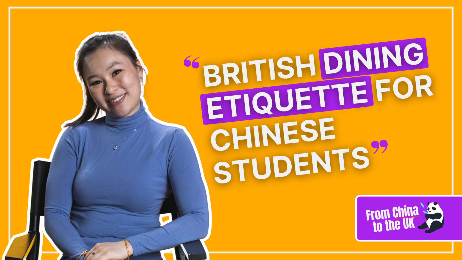 British Dining Etiquette for Chinese Students