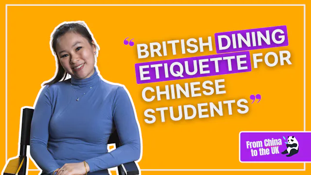 British Dining Etiquette for Chinese ...