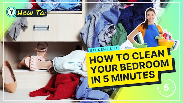 How To Clean Your Bedroom In 5 Minutes