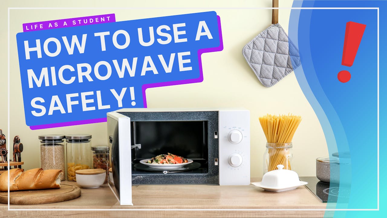 Human Using Microwave How To Use A Microwave Safely - When in Culture