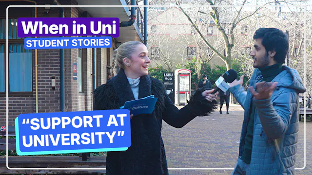 "Support while at University" - When ...