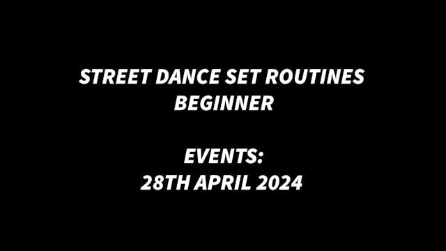 Beginner streetdance 28th April 2024 ...