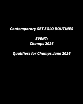 Contemporary set solo intermediate ch...