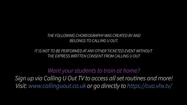 Streetdance set solo Intermediate -5t...