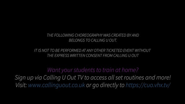 Acro Duet solo  Intermediate -8th Feb...