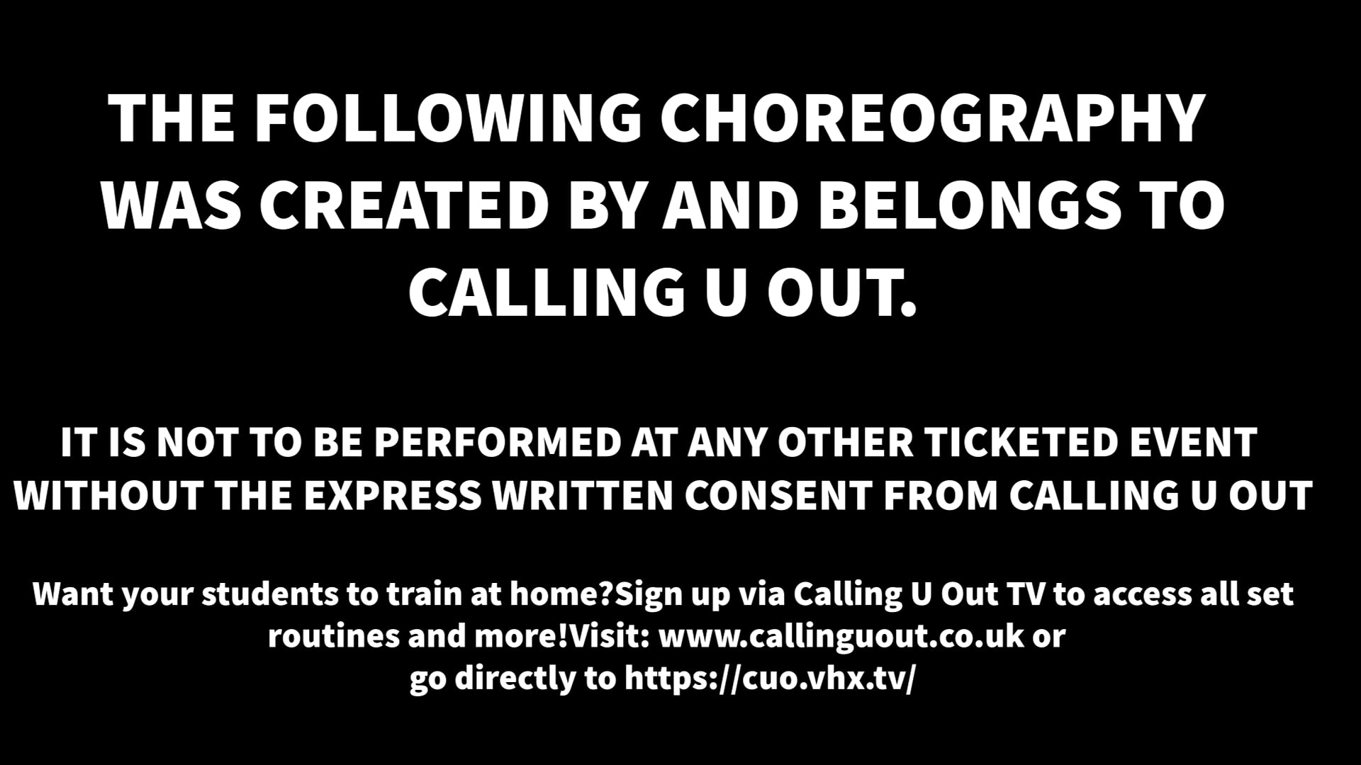 Streetdance set solo intermediate 01.02 08.03 26.04 03.05