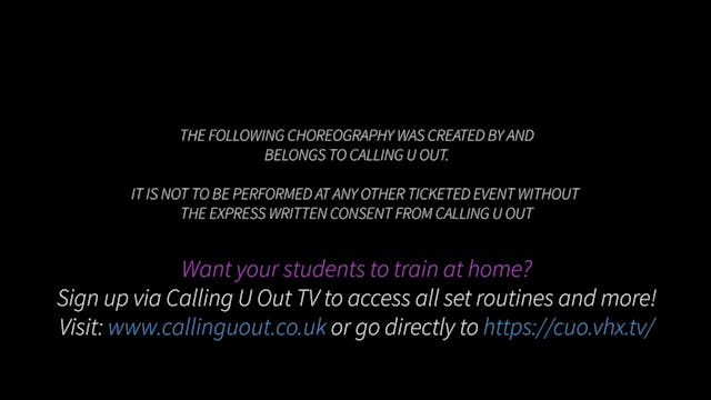 Streetdance set solo Beginner -5th Oc...