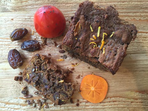 Persimmon Date Loaf (gluten free)