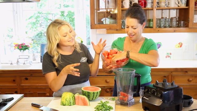 Watermelon Mint Cooler (Raw, Vegan, &...