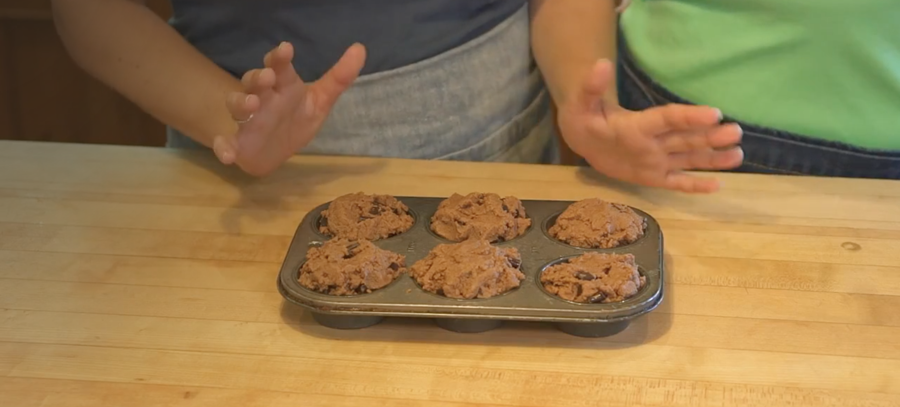 Double Chocolate Chip Paleo Muffins (gluten free)