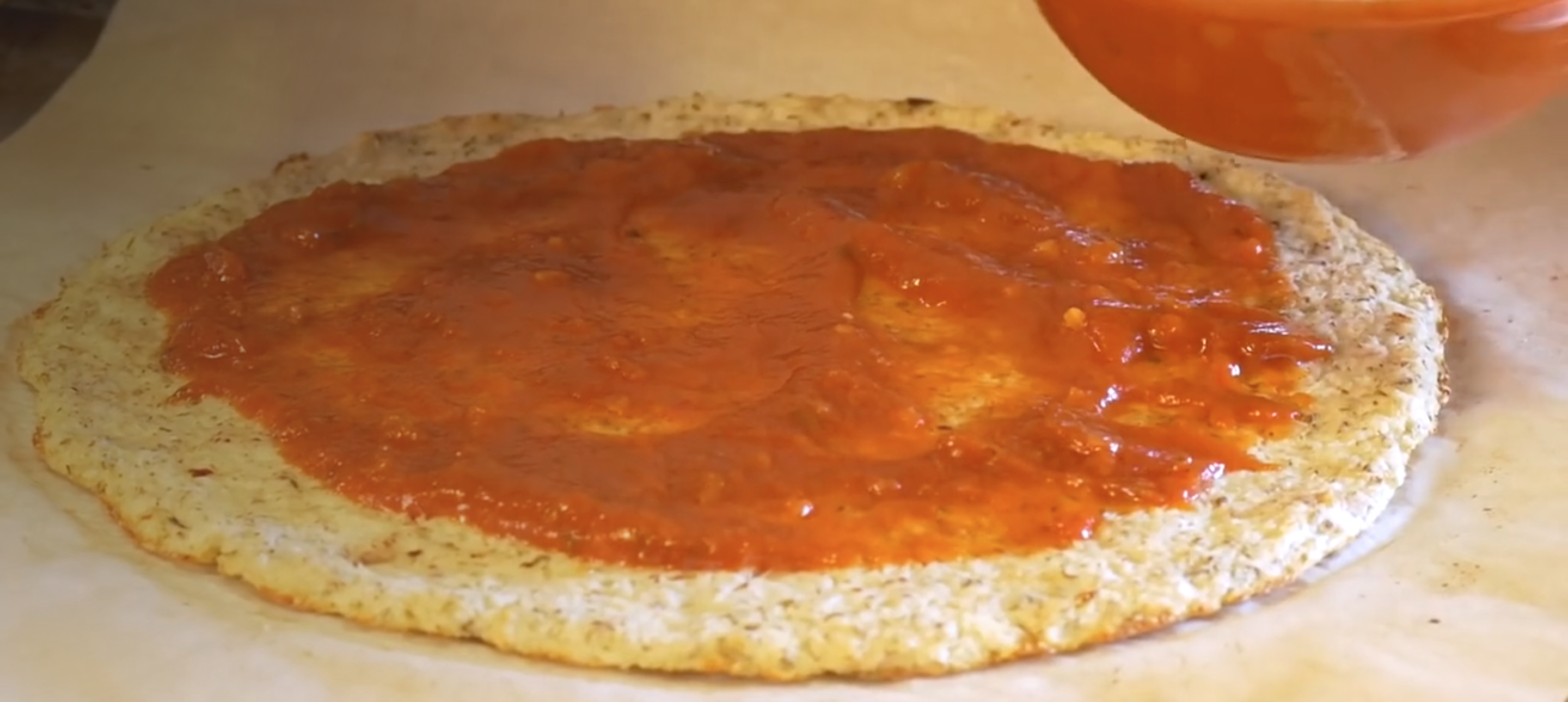 Cauliflower Pizza Crust  (gluten free and paleo)