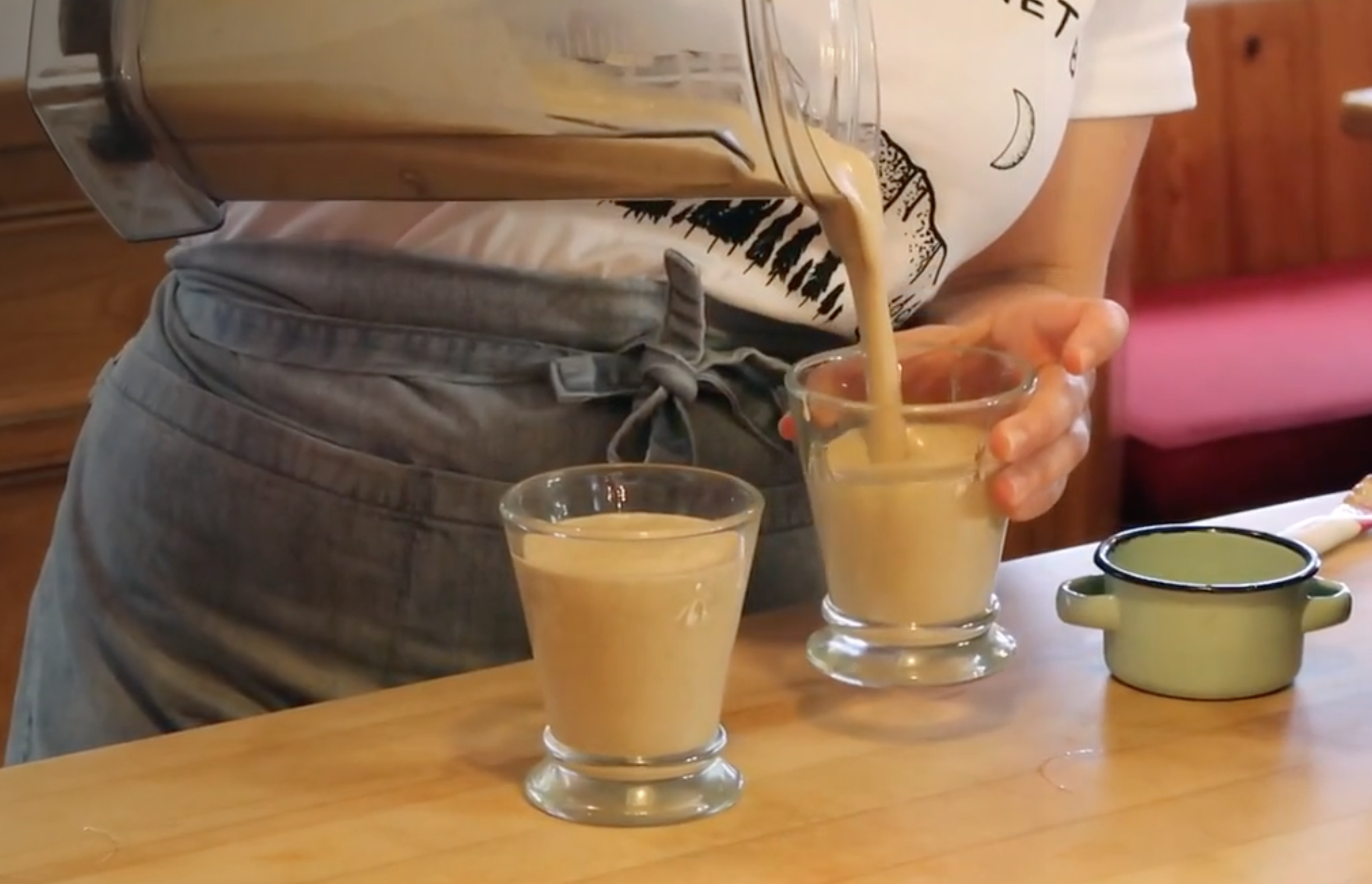 Caramel Banana Smoothie: LOW SUGAR, Dairy Free and Gluten Free