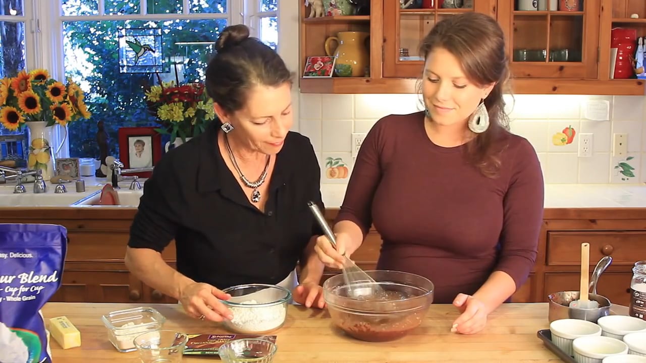 Gluten Free Chocolate Volcanoes