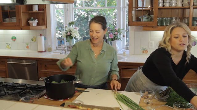 Green Veggie Bone Broth Soup - Vegan ...