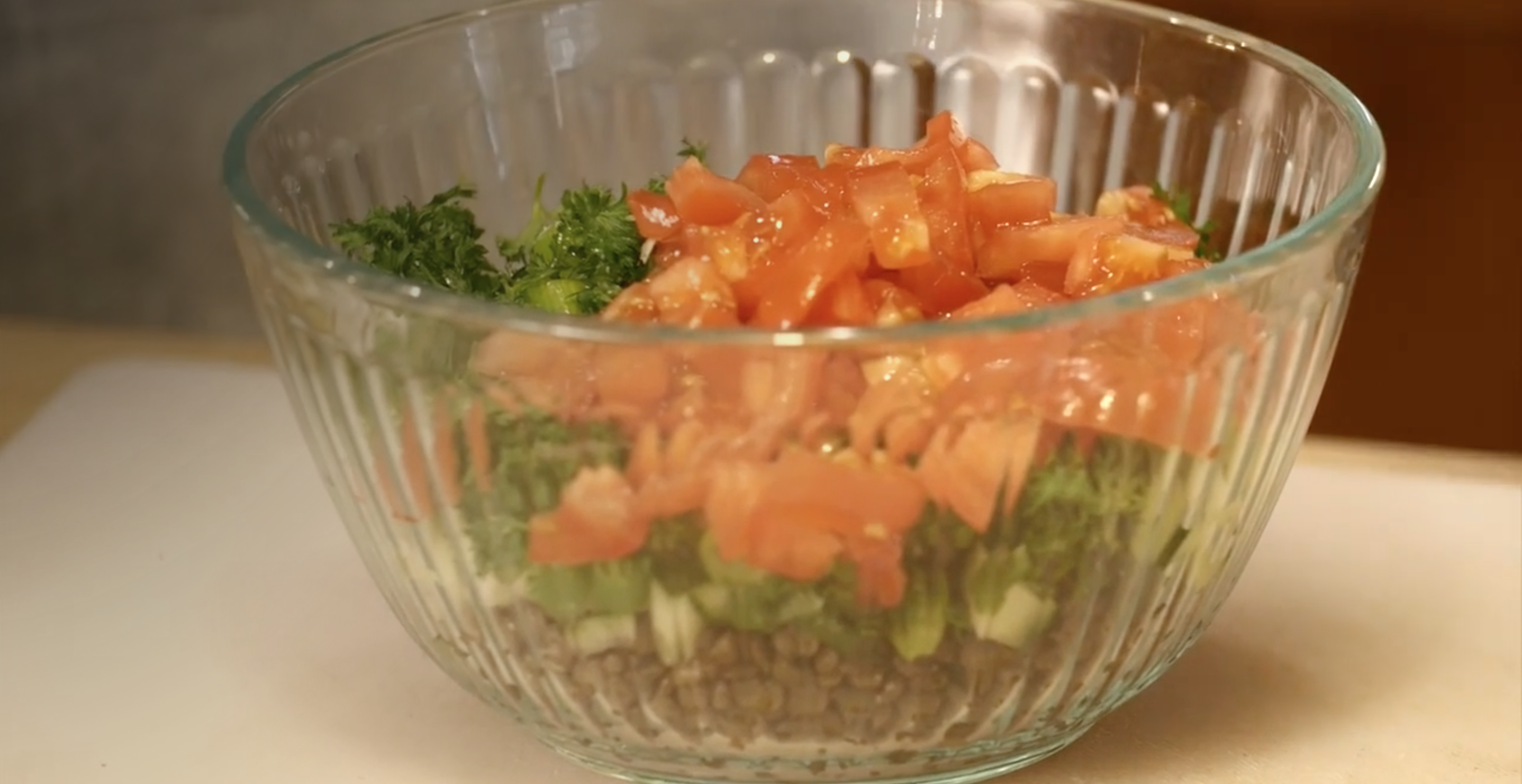 Lentil Tabouli Salad (gluten free and paleo)