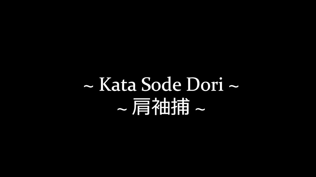 2 - Kata Sode Dori