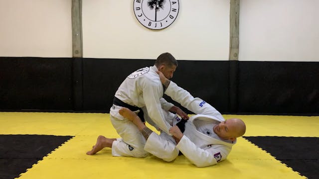 7 - Hand in collar defended to Side Closed Guard or Matrix