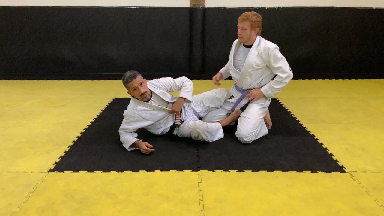 Bobo Choke and Omoplata from 3/4 Guard