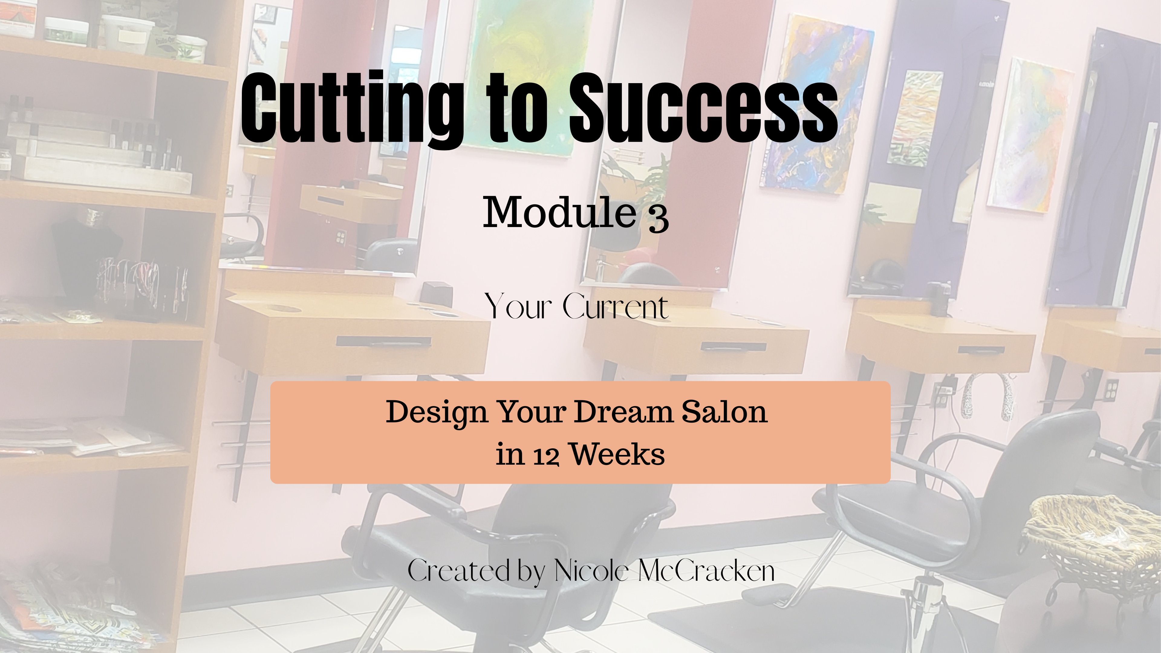 Your current stylist plans Module 3