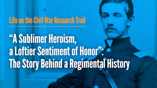 "A Sublimer Heroism, a Loftier Sentim...