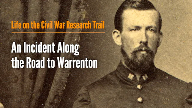 An Incident Along the Road to Warrenton