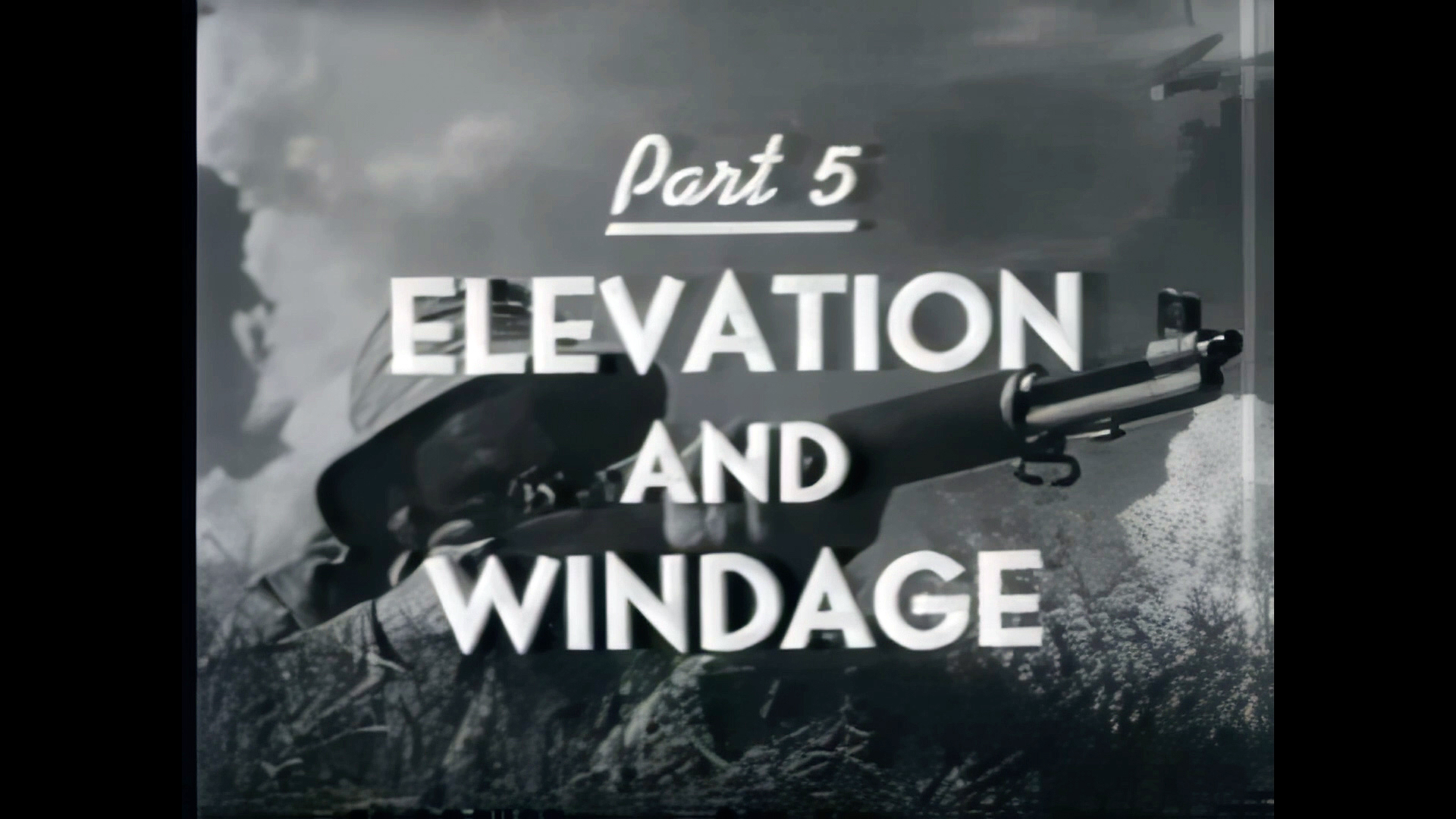 M1 Rifle Marksmanship, Part 5: Elevation and Windage