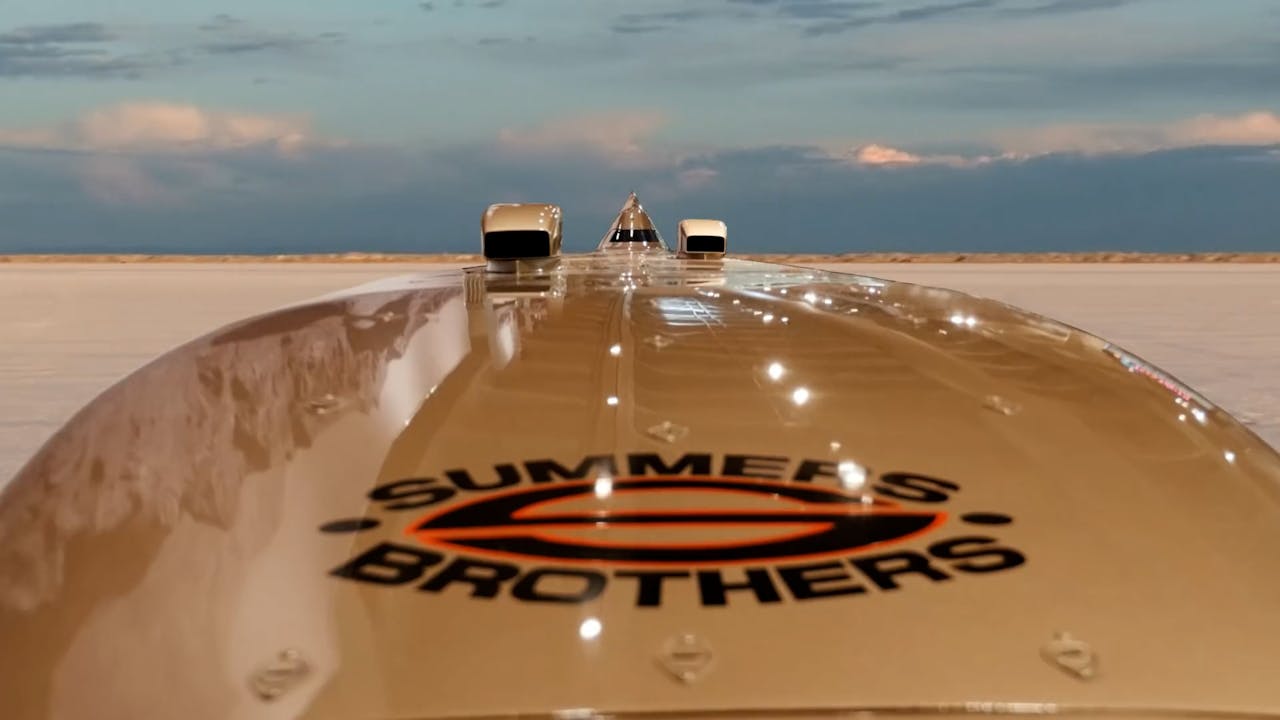 Goldenrod Race Car 1965 Land Speed Record Setter HistoryFix