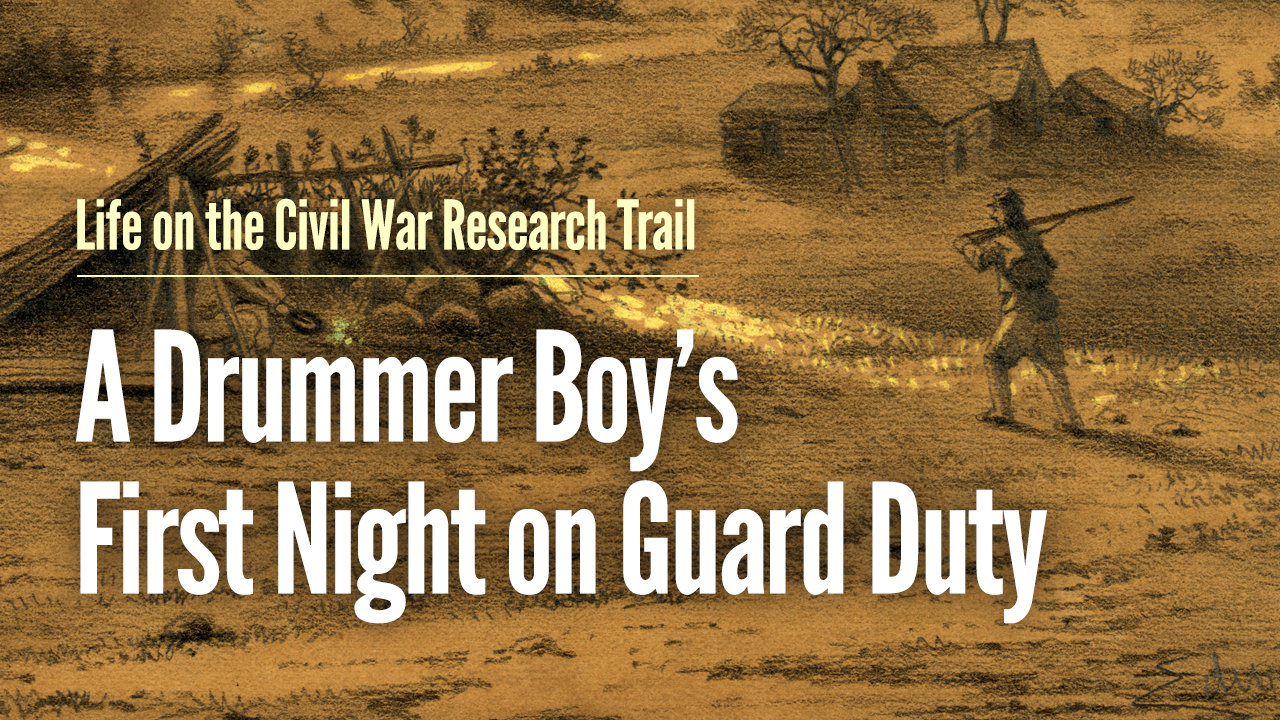 A Drummer Boy's First Night on Guard Duty