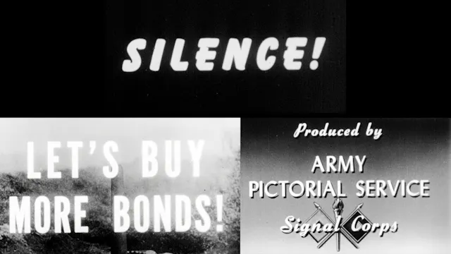 "Silence" War Bonds Advertisement