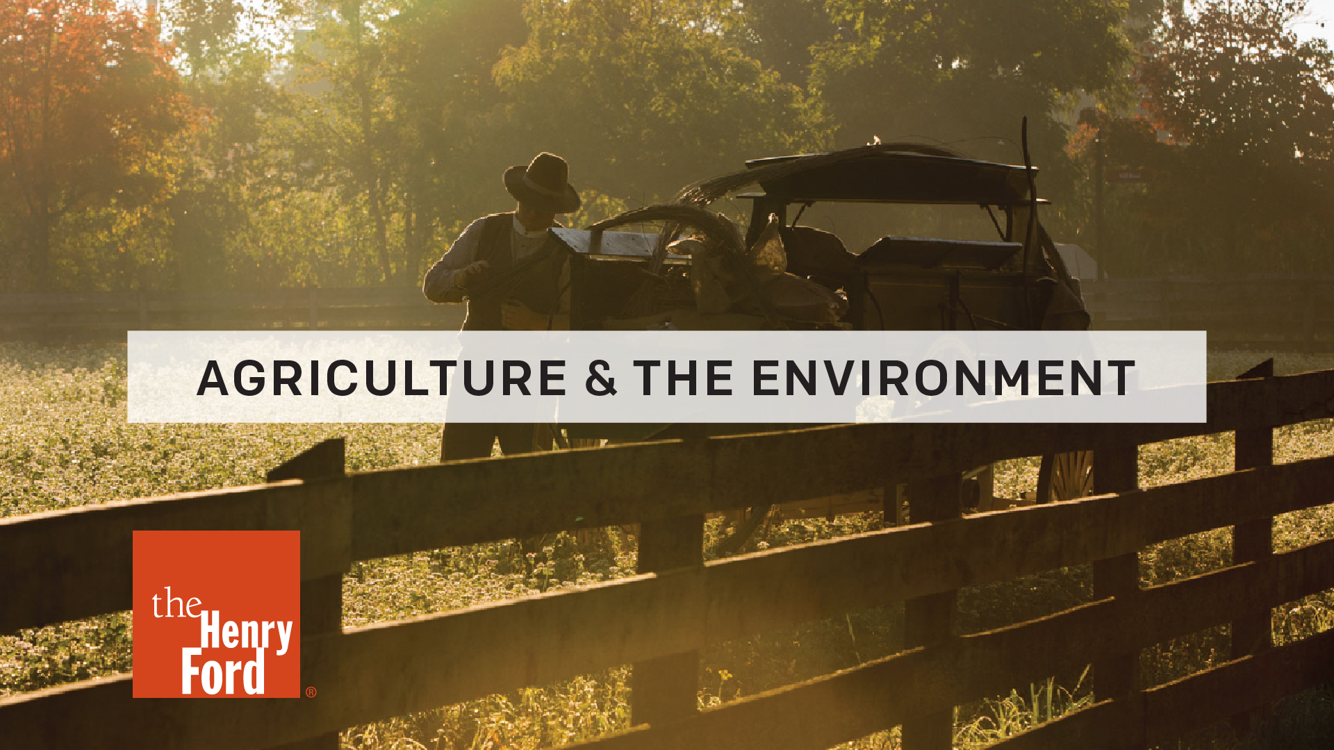 Agriculture and the Environment