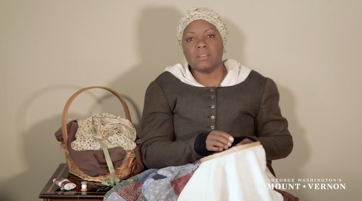 Talking With An Enslaved Housemaid At Mount Vernon
