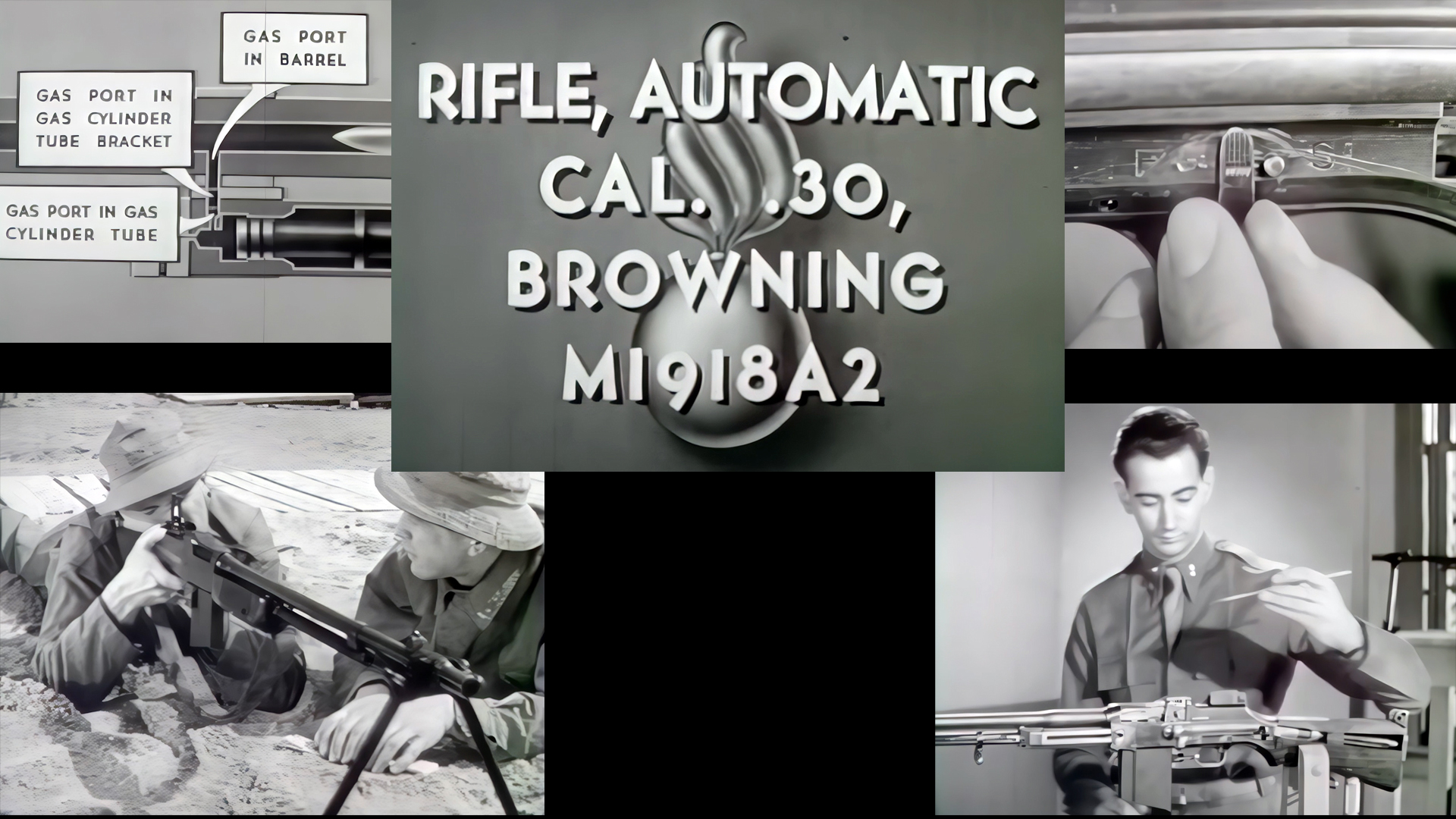 Rifle Automatic Cal. 30 Browning M1918A2