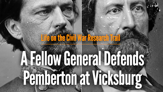 A Fellow General Defends Pemberton at...