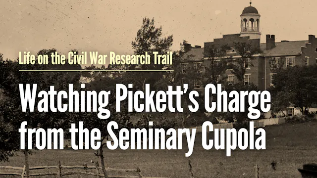 Watching Pickett's Charge from the Se...