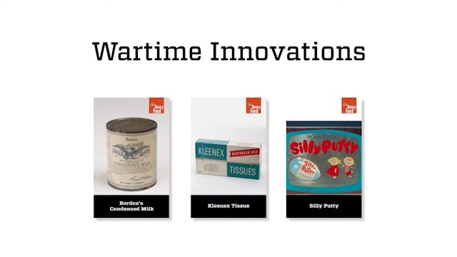 Wartime Innovation of Common Goods