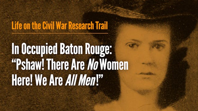 In Occupied Baton Rouge: "Pshaw! Ther...