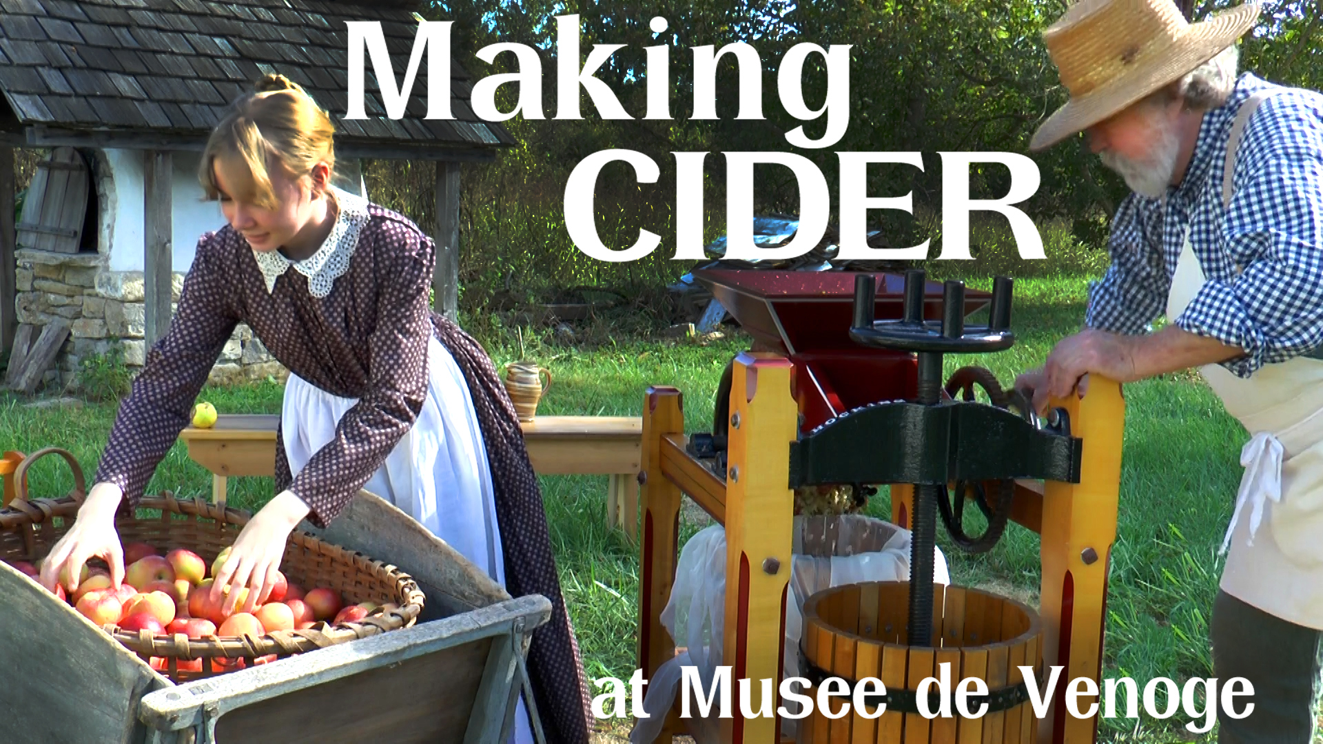 Making Cider at Musee de Venoge
