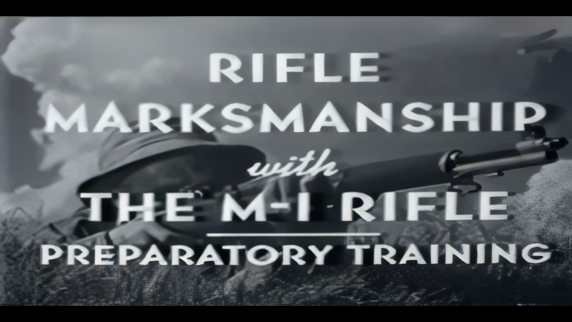 M1 Rifle Preparatory Training - WW2 Film