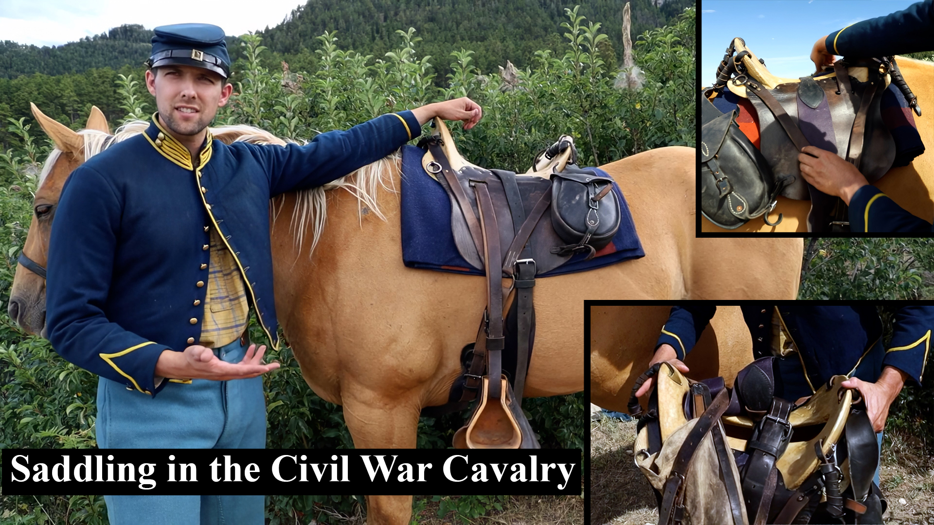 How Civil War Soldiers saddled their horses
