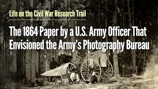 The 1864 Paper by a US Army Officer W...