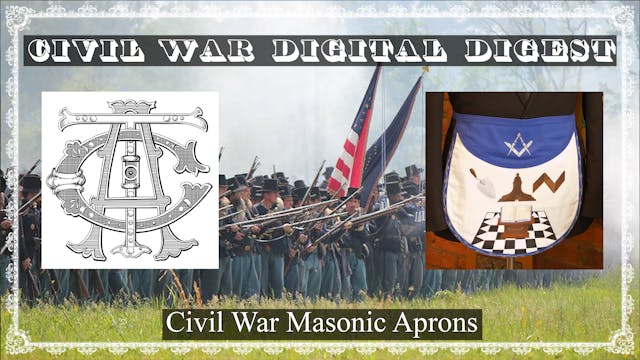 Civil War Masonic Aprons