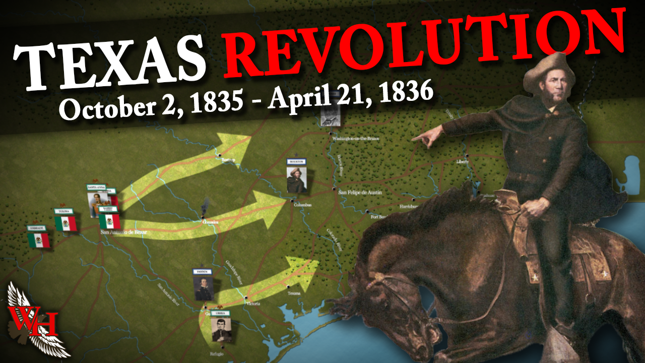 Texas Revolution - animated maps
