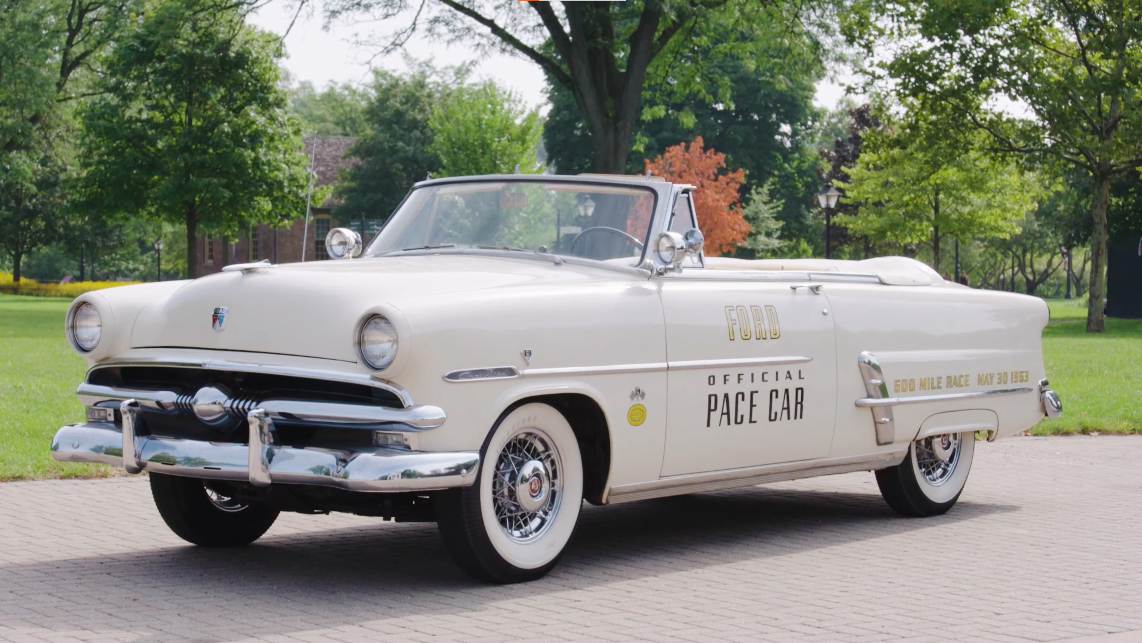 Test Driving Ford's 1953 Indy 500 Pace Car