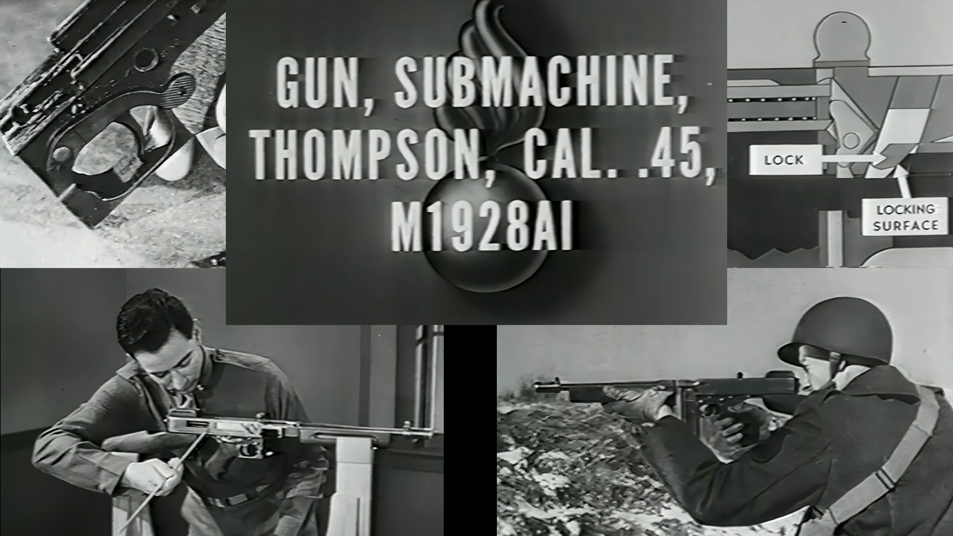 Gun, Submachine, Thompson Cal. .45 M1928A1: Principles of Operation