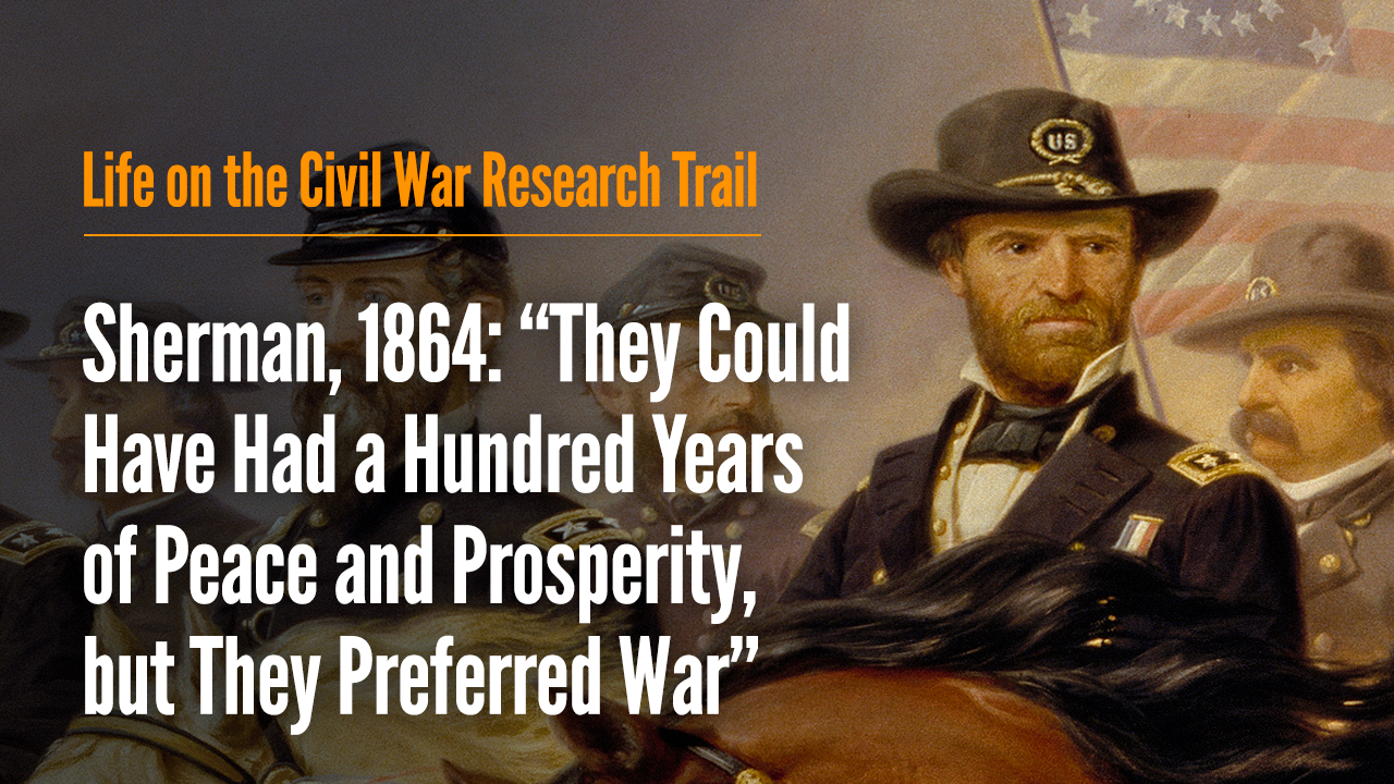 "They Could Have Had 100 Years of Peace and Prosperity, but They Preferred War"