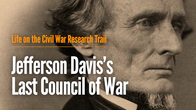 Jefferson Davis's Last Council of War