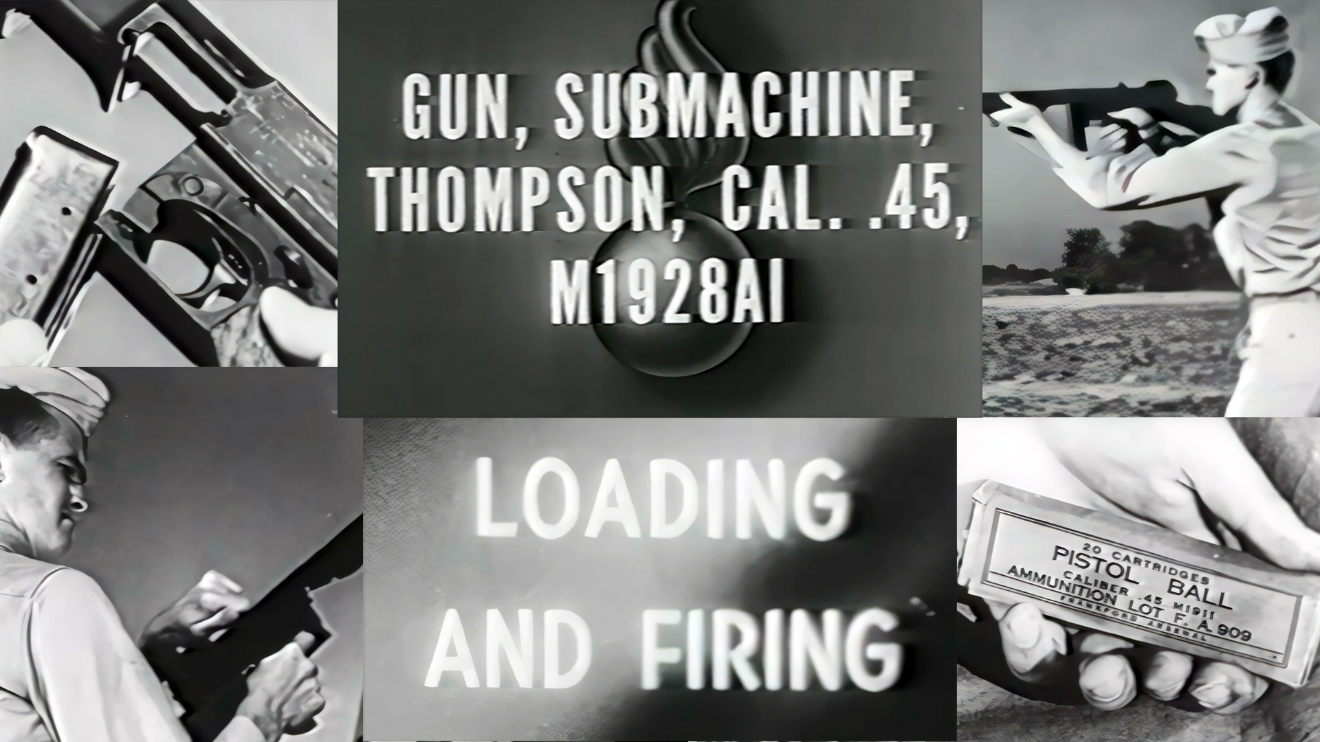 The Tommy Gun: Loading and Firing